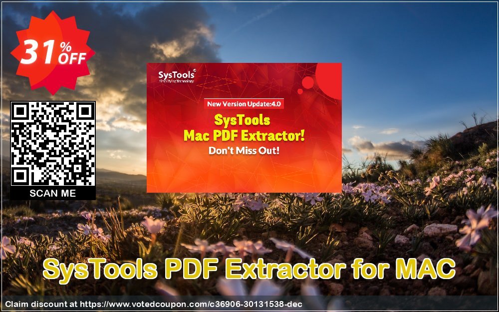 SysTools PDF Extractor for MAC Coupon Code Jun 2024, 31% OFF - VotedCoupon