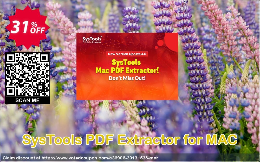 SysTools PDF Extractor for MAC Coupon, discount 30% OFF SysTools PDF Extractor for MAC, verified. Promotion: Awful sales code of SysTools PDF Extractor for MAC, tested & approved