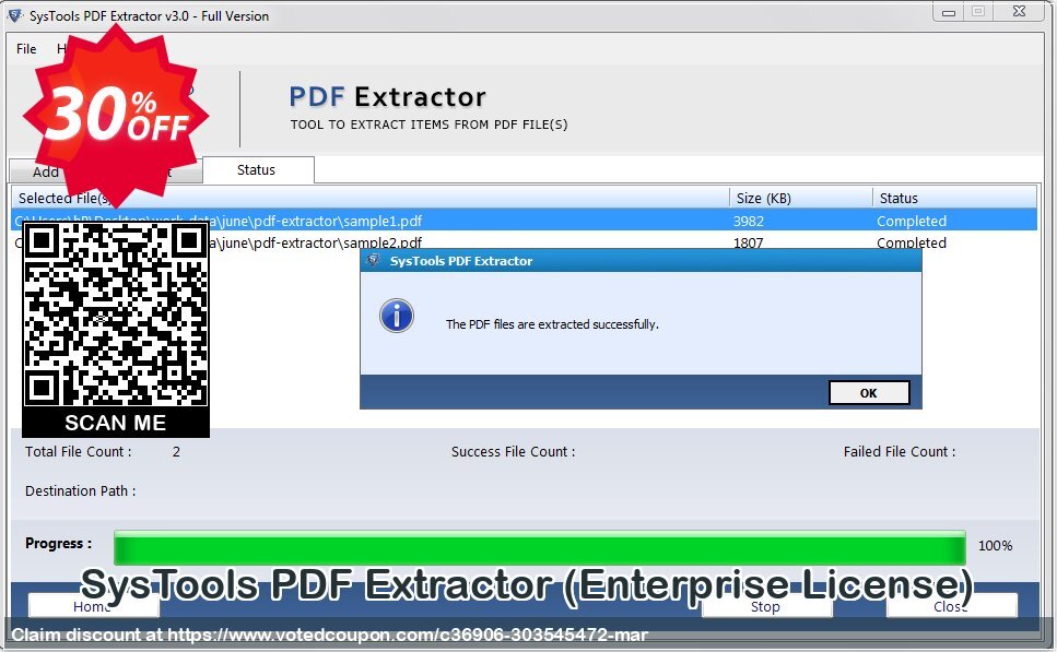 SysTools PDF Extractor, Enterprise Plan  Coupon Code Apr 2024, 30% OFF - VotedCoupon