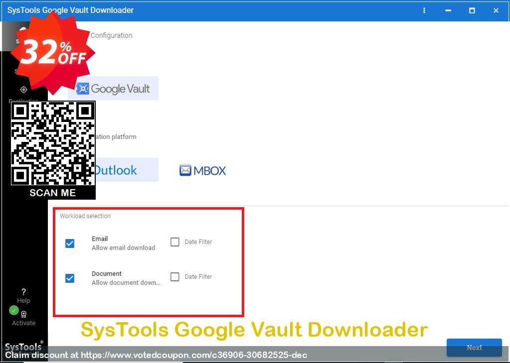 SysTools Google Vault Downloader Coupon Code Apr 2024, 32% OFF - VotedCoupon