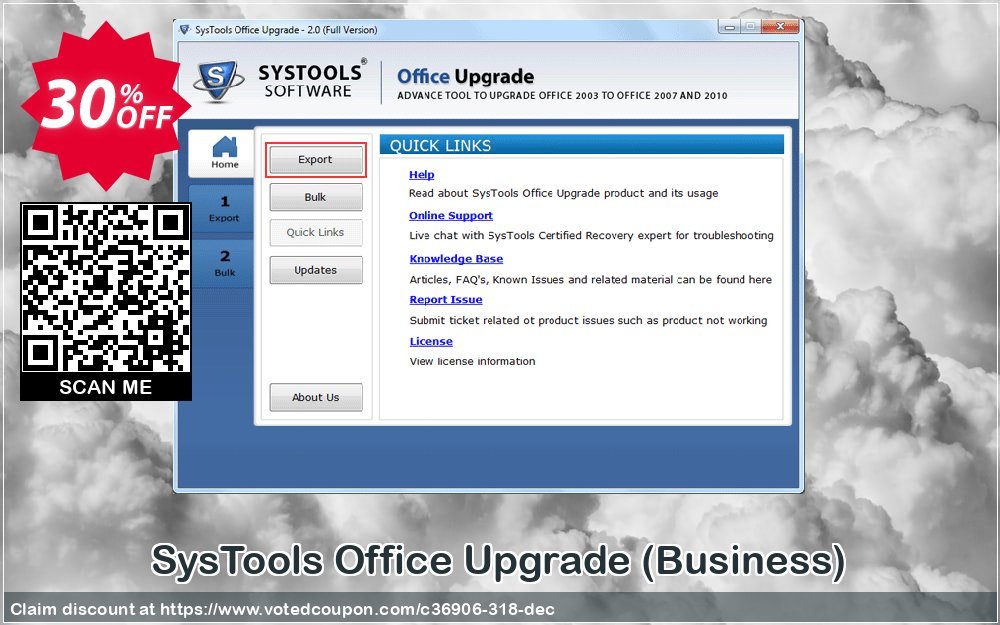 SysTools Office Upgrade, Business  Coupon, discount SysTools coupon 36906. Promotion: 