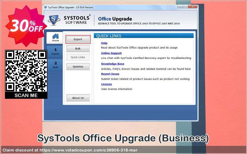 SysTools Office Upgrade, Business  Coupon Code Apr 2024, 30% OFF - VotedCoupon