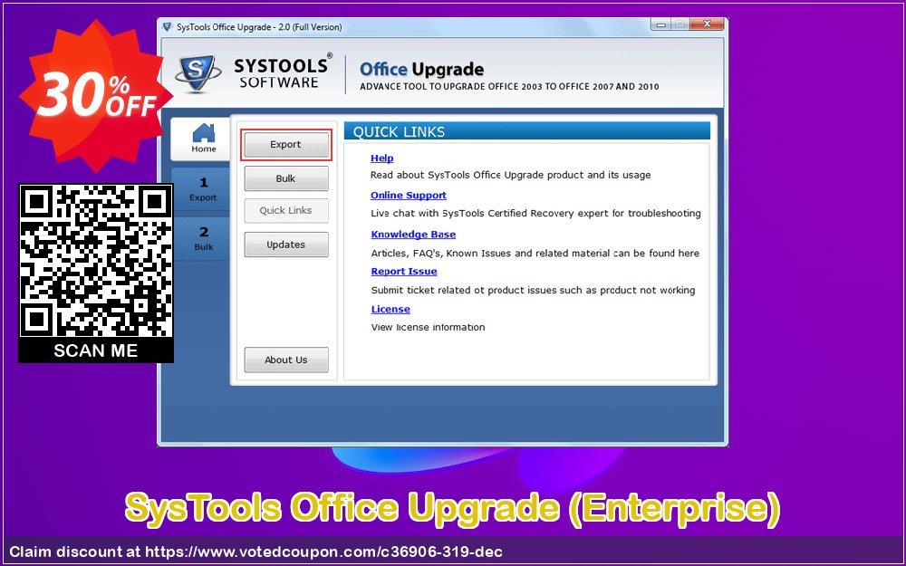 SysTools Office Upgrade, Enterprise  Coupon Code Apr 2024, 30% OFF - VotedCoupon