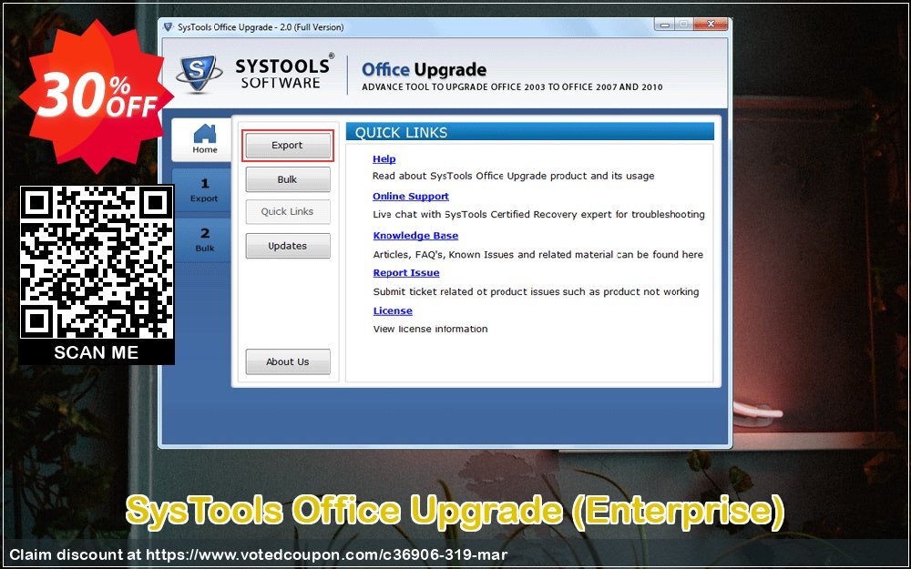 SysTools Office Upgrade, Enterprise  Coupon Code Apr 2024, 30% OFF - VotedCoupon