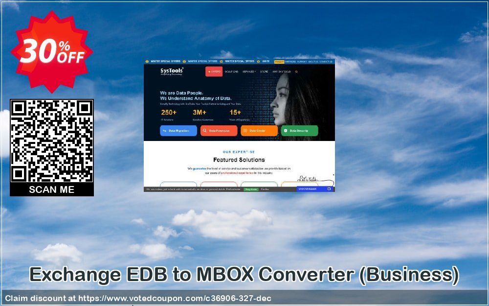 Exchange EDB to MBOX Converter, Business  Coupon, discount SysTools coupon 36906. Promotion: 
