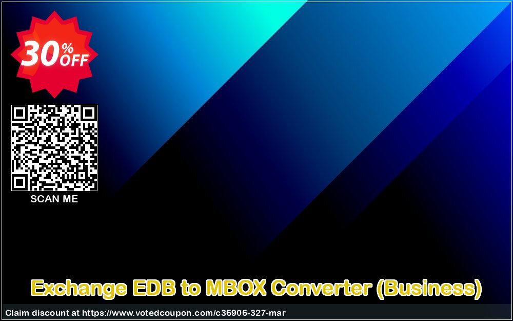 Exchange EDB to MBOX Converter, Business  Coupon, discount SysTools coupon 36906. Promotion: 