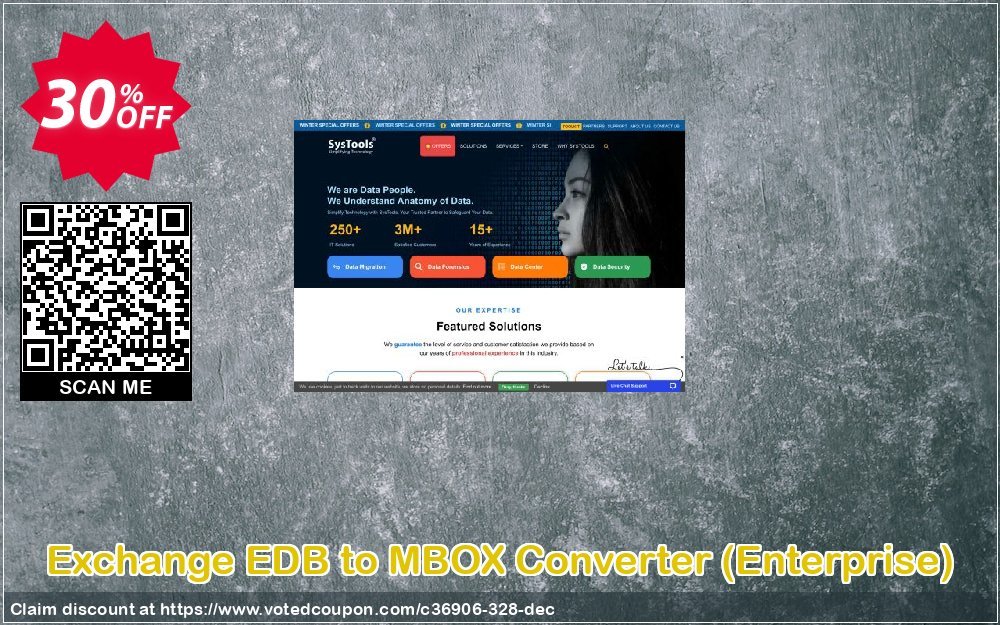 Exchange EDB to MBOX Converter, Enterprise  Coupon, discount SysTools coupon 36906. Promotion: 