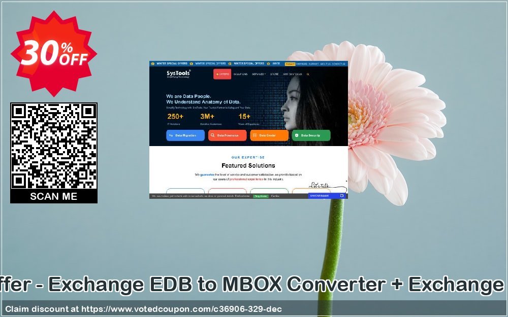 Bundle Offer - Exchange EDB to MBOX Converter + Exchange Recovery Coupon, discount SysTools coupon 36906. Promotion: 