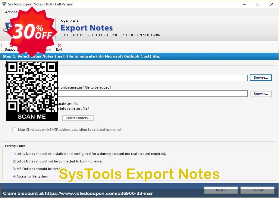 SysTools Export Notes Coupon Code Apr 2024, 30% OFF - VotedCoupon