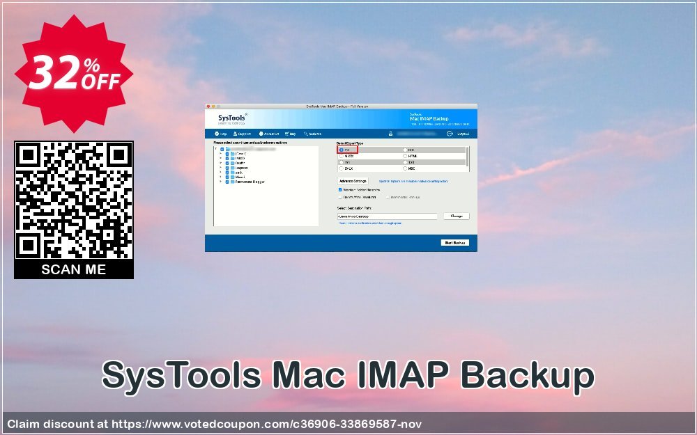 Get 32% OFF SysTools Mac IMAP Backup Coupon