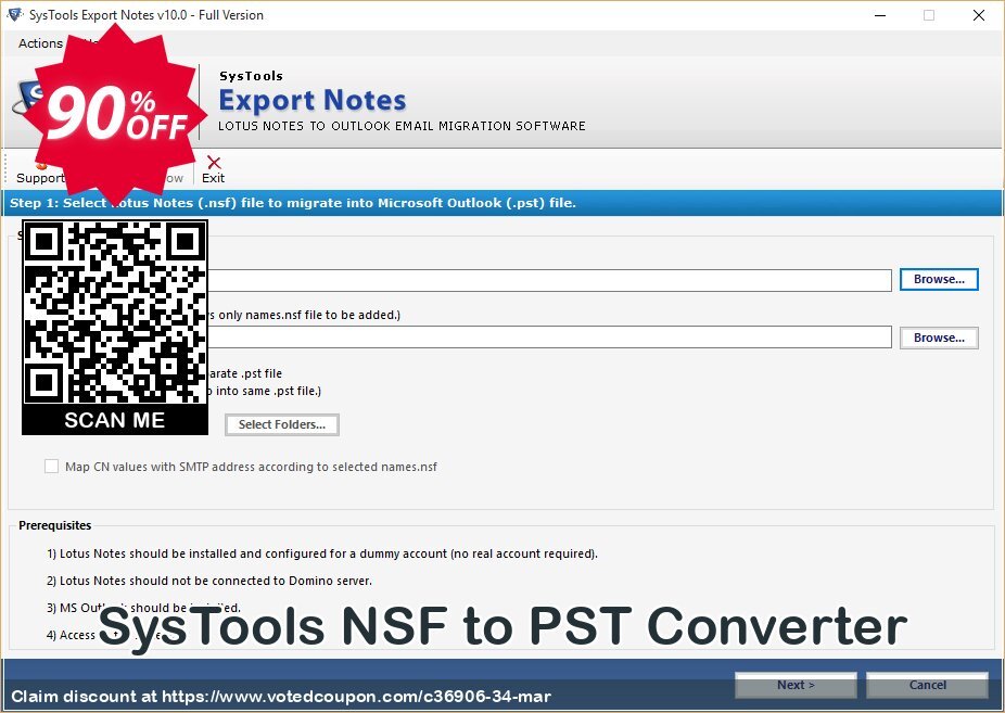 SysTools NSF to PST Converter Coupon Code Apr 2024, 90% OFF - VotedCoupon