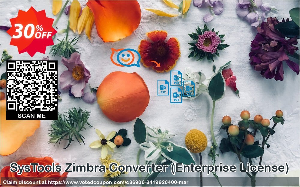 SysTools Zimbra Converter, Enterprise Plan  Coupon, discount 30% OFF SysTools Zimbra Converter (Enterprise License), verified. Promotion: Awful sales code of SysTools Zimbra Converter (Enterprise License), tested & approved