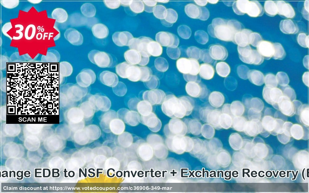 Bundle Offer - Exchange EDB to NSF Converter + Exchange Recovery, Enterprise Plan  Coupon, discount SysTools coupon 36906. Promotion: 