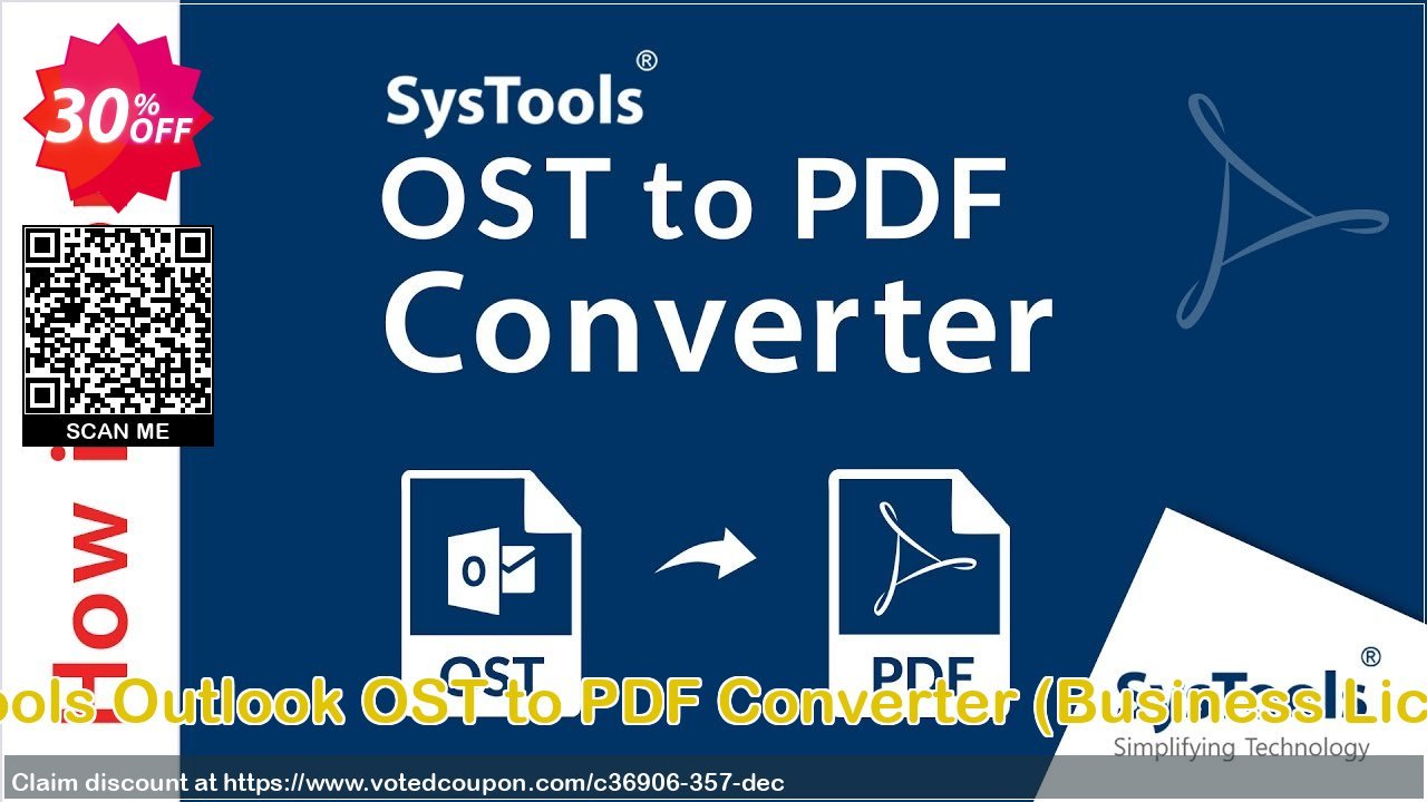 SysTools Outlook OST to PDF Converter, Business Plan  Coupon, discount SysTools Summer Sale. Promotion: 