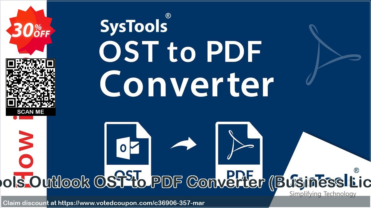 SysTools Outlook OST to PDF Converter, Business Plan  Coupon, discount SysTools Summer Sale. Promotion: 