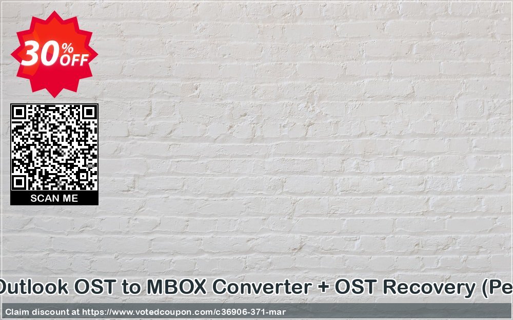 Bundle Offer - Outlook OST to MBOX Converter + OST Recovery, Personal Plan  Coupon, discount SysTools coupon 36906. Promotion: 