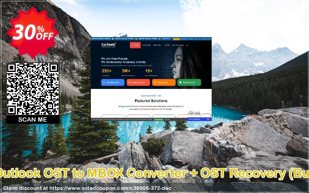 Bundle Offer - Outlook OST to MBOX Converter + OST Recovery, Business Plan  Coupon, discount SysTools coupon 36906. Promotion: 