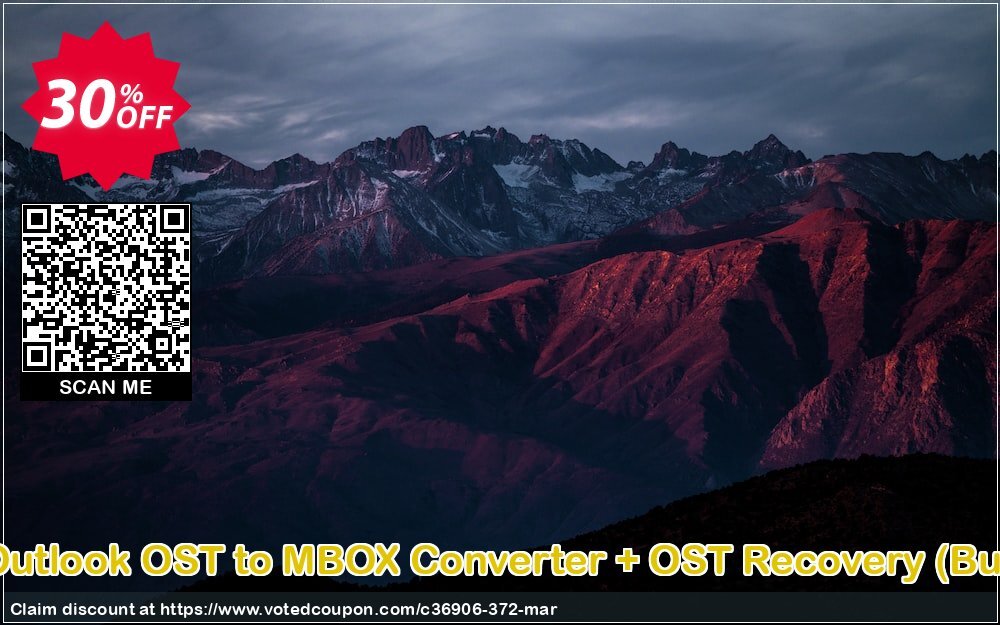 Bundle Offer - Outlook OST to MBOX Converter + OST Recovery, Business Plan  Coupon, discount SysTools coupon 36906. Promotion: 