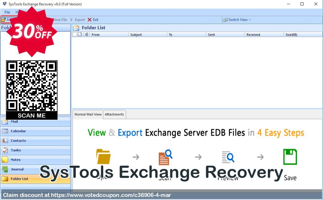 SysTools Exchange Recovery Coupon Code Apr 2024, 30% OFF - VotedCoupon