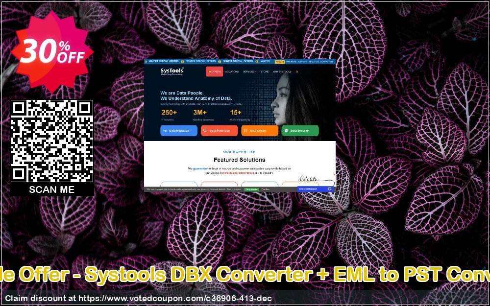 Bundle Offer - Systools DBX Converter + EML to PST Converter Coupon Code Apr 2024, 30% OFF - VotedCoupon