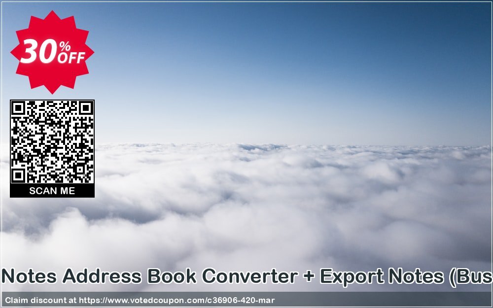 Bundle Offer - Notes Address Book Converter + Export Notes, Business Plan  Coupon Code May 2024, 30% OFF - VotedCoupon