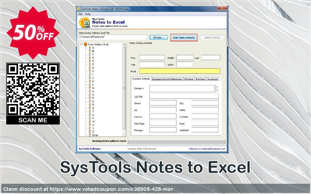 SysTools Notes to Excel Coupon, discount SysTools Summer Sale. Promotion: 