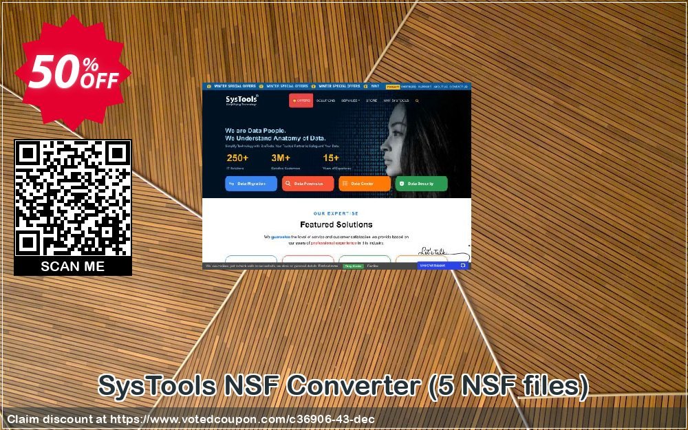 SysTools NSF Converter, 5 NSF files  Coupon, discount SysTools coupon 36906. Promotion: 