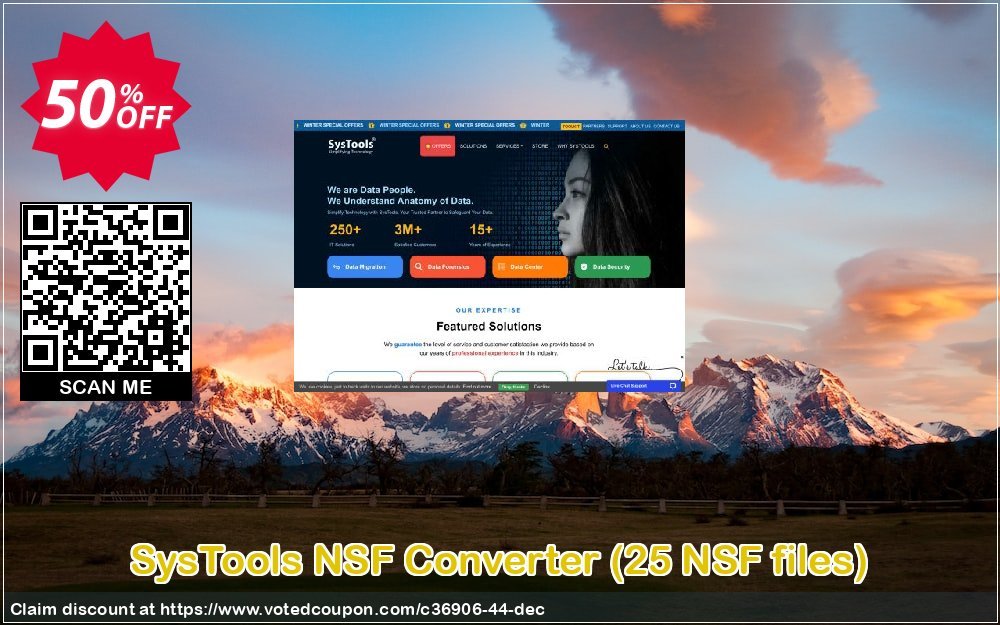 SysTools NSF Converter, 25 NSF files  Coupon, discount SysTools coupon 36906. Promotion: 