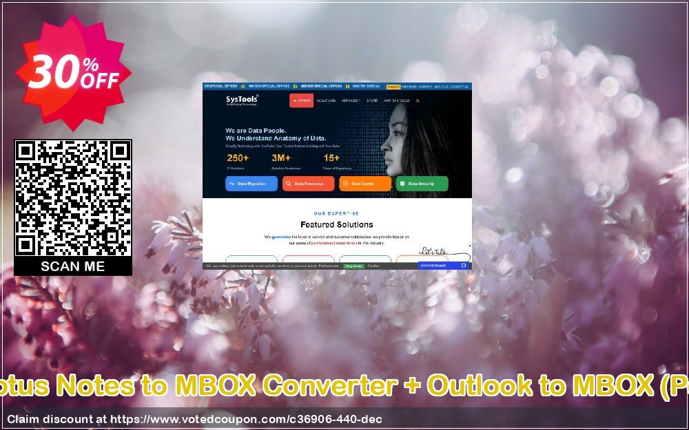 Bundle Offer - Lotus Notes to MBOX Converter + Outlook to MBOX, Personal Plan  Coupon, discount SysTools Summer Sale. Promotion: 