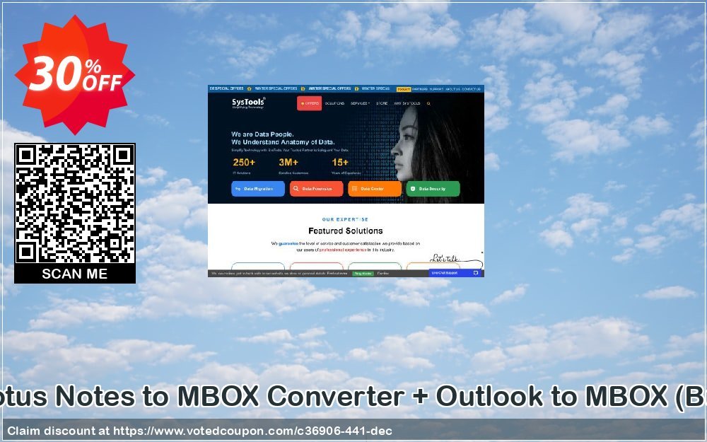 Bundle Offer - Lotus Notes to MBOX Converter + Outlook to MBOX, Business Plan  Coupon, discount SysTools Summer Sale. Promotion: 