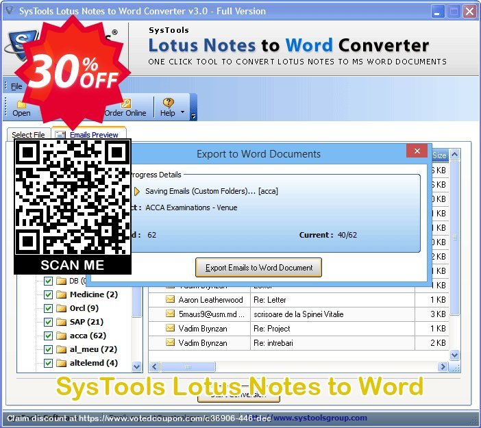 SysTools Lotus Notes to Word Coupon Code Apr 2024, 30% OFF - VotedCoupon