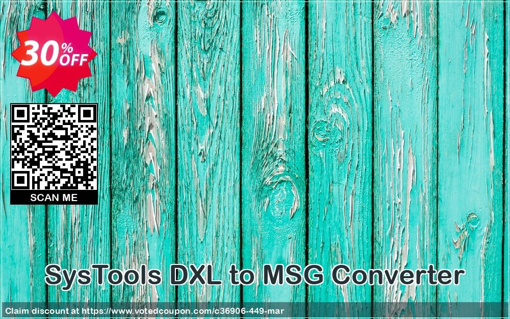 SysTools DXL to MSG Converter Coupon, discount SysTools Summer Sale. Promotion: 