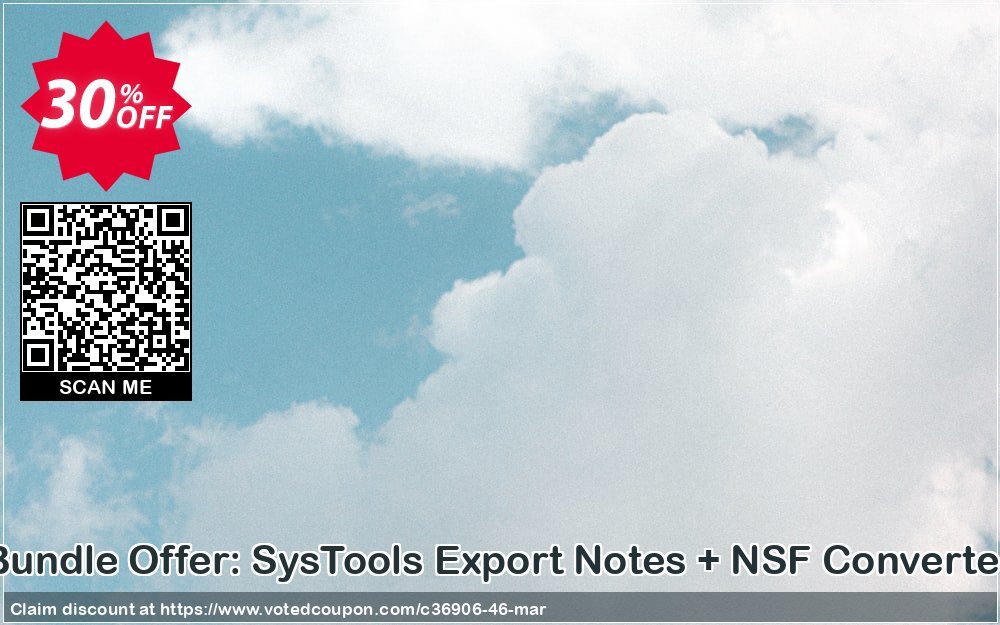 Bundle Offer: SysTools Export Notes + NSF Converter Coupon Code Apr 2024, 30% OFF - VotedCoupon