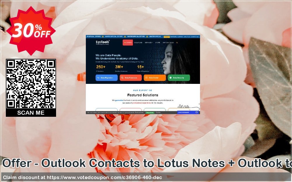 Bundle Offer - Outlook Contacts to Lotus Notes + Outlook to Notes Coupon, discount SysTools Summer Sale. Promotion: 