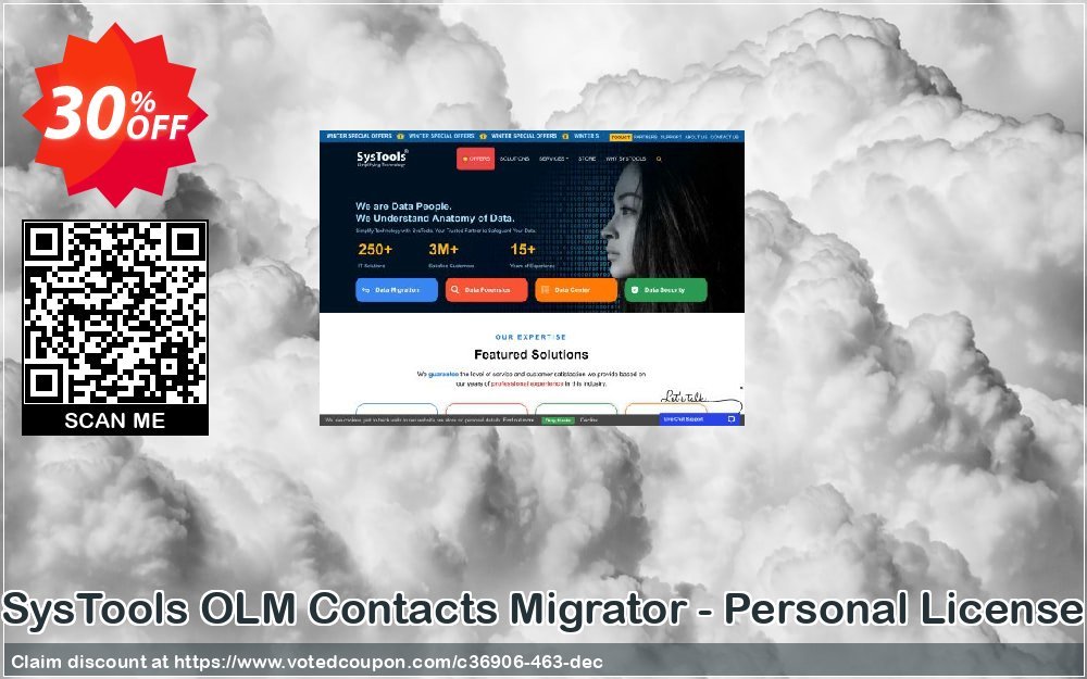SysTools OLM Contacts Migrator - Personal Plan Coupon, discount SysTools Summer Sale. Promotion: 