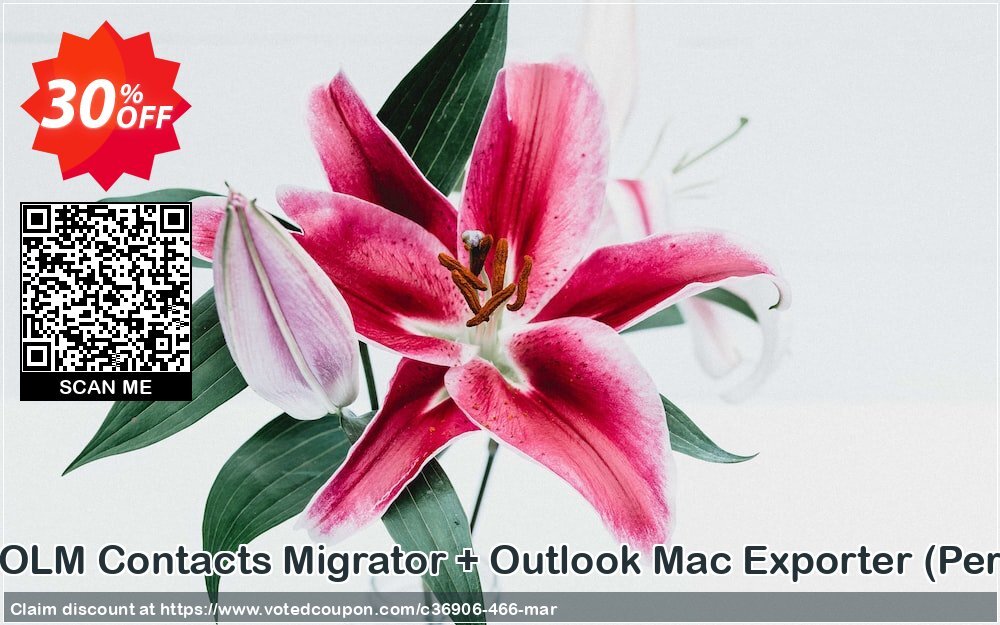 Bundle Offer - OLM Contacts Migrator + Outlook MAC Exporter, Personal Plan  Coupon Code Apr 2024, 30% OFF - VotedCoupon