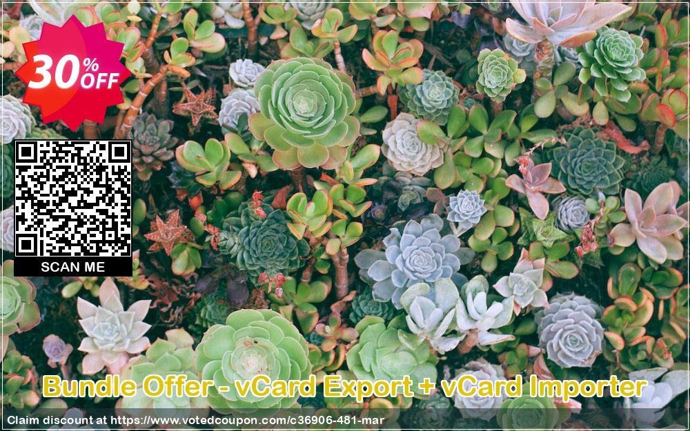 Bundle Offer - vCard Export + vCard Importer Coupon Code Apr 2024, 30% OFF - VotedCoupon