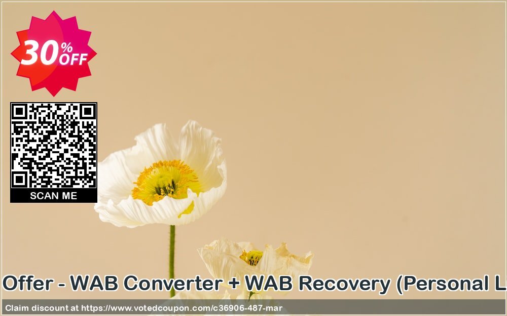 Bundle Offer - WAB Converter + WAB Recovery, Personal Plan  Coupon Code May 2024, 30% OFF - VotedCoupon