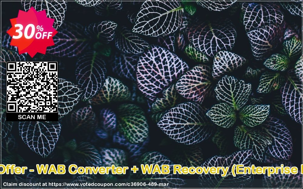 Bundle Offer - WAB Converter + WAB Recovery, Enterprise Plan  Coupon, discount SysTools coupon 36906. Promotion: 