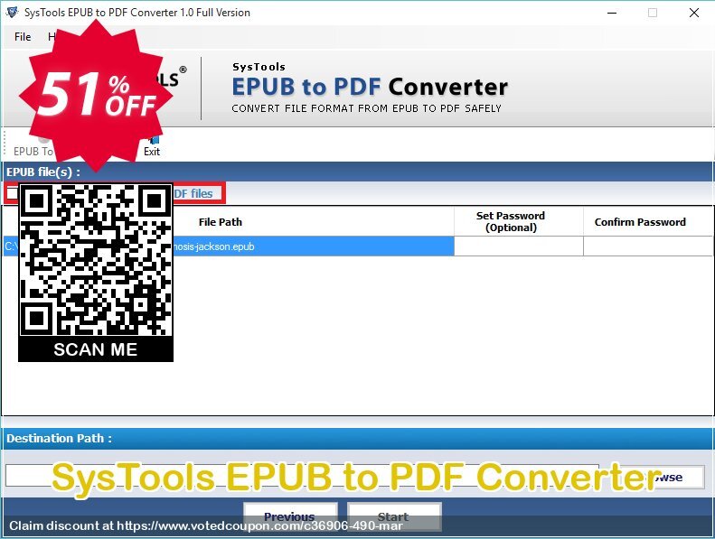 SysTools EPUB to PDF Converter Coupon Code Apr 2024, 51% OFF - VotedCoupon