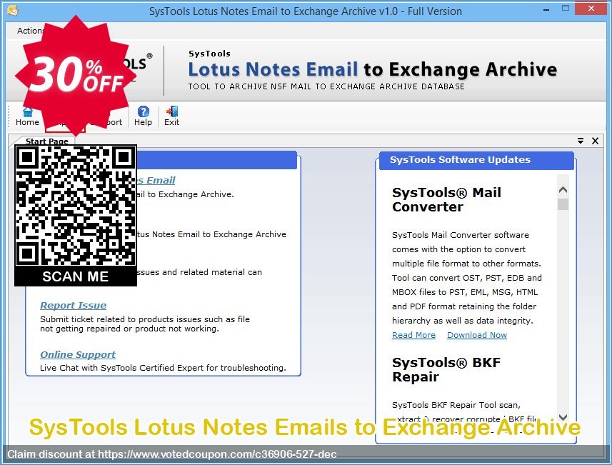 SysTools Lotus Notes Emails to Exchange Archive Coupon Code Apr 2024, 30% OFF - VotedCoupon