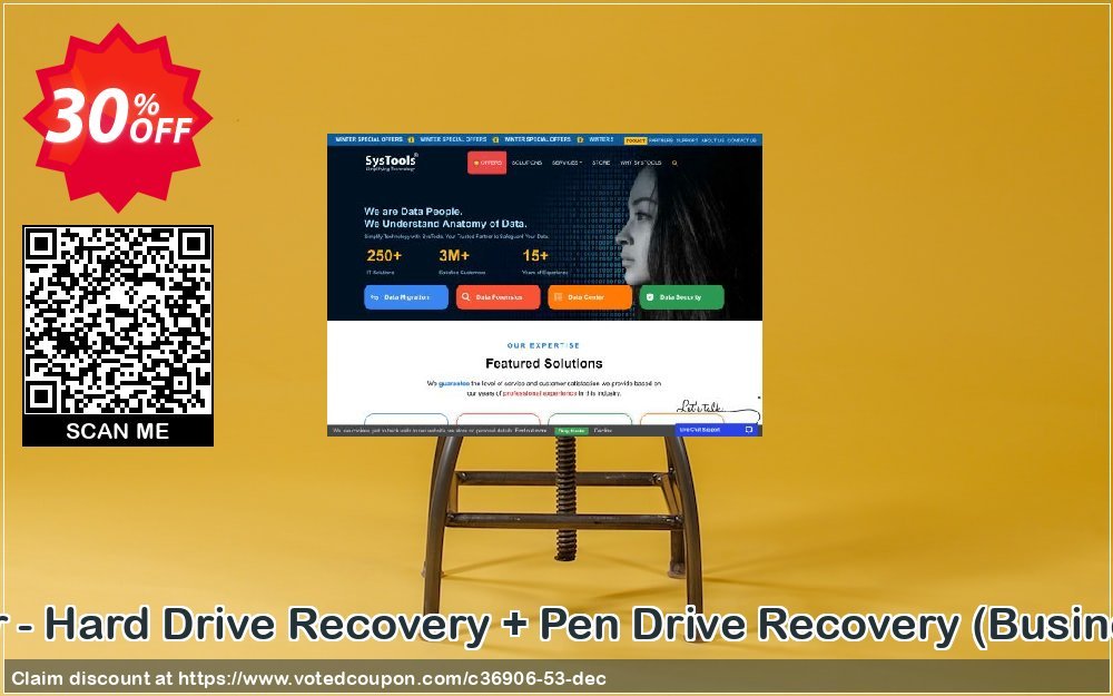 Get 30% OFF Bundle Offer - Hard Drive Recovery + Pen Drive Recovery, Business License Coupon