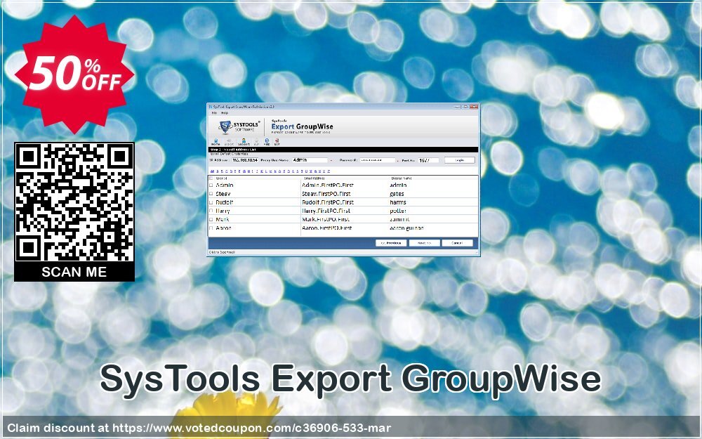 SysTools Export GroupWise Coupon Code Apr 2024, 50% OFF - VotedCoupon