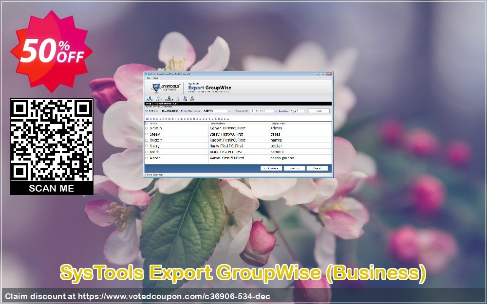 SysTools Export GroupWise, Business  Coupon Code Apr 2024, 50% OFF - VotedCoupon