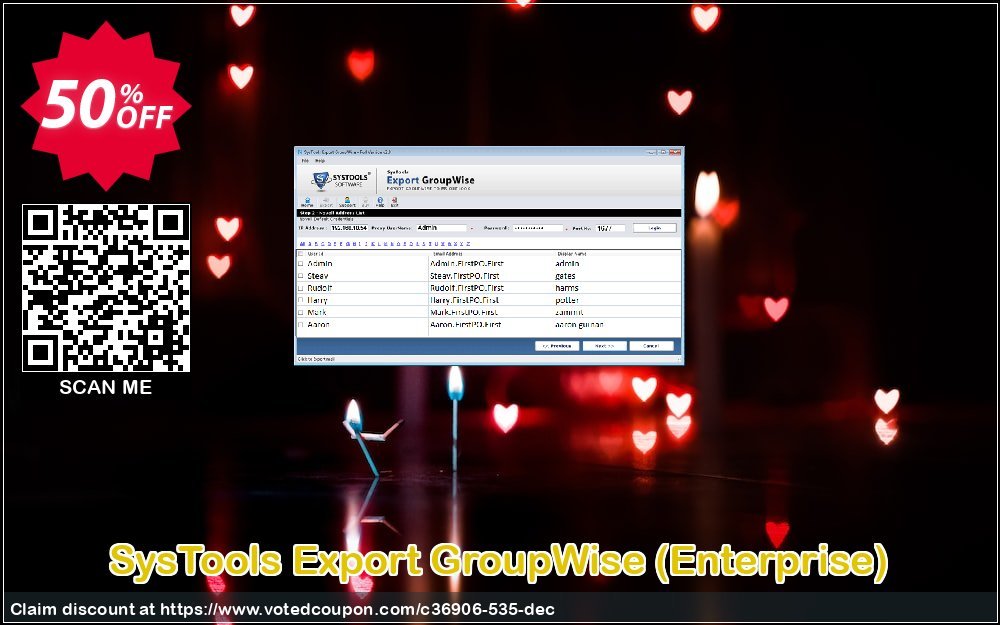 SysTools Export GroupWise, Enterprise  Coupon, discount SysTools coupon 36906. Promotion: 