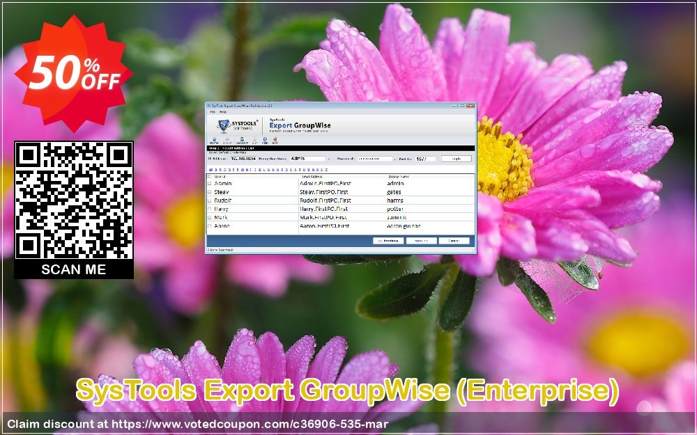 SysTools Export GroupWise, Enterprise  Coupon, discount SysTools coupon 36906. Promotion: 