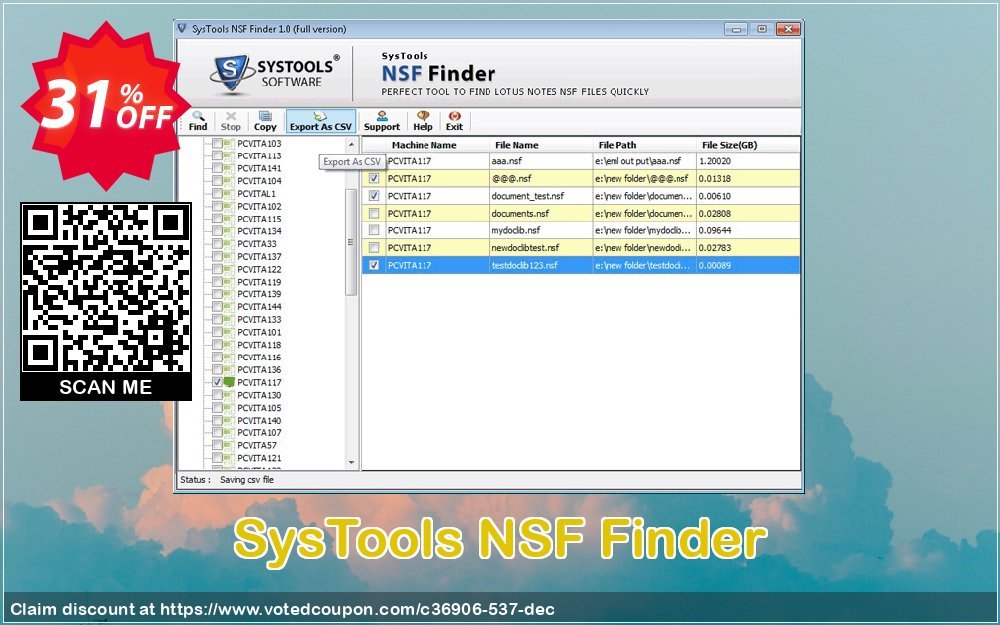 SysTools NSF Finder Coupon Code Jun 2023, 31% OFF - VotedCoupon