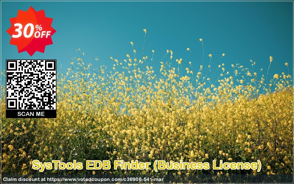 SysTools EDB Finder, Business Plan Coupon, discount Celebrate this spring season with SysTools and grab the best offers. Get 25% Off on all Software. Promotion:
