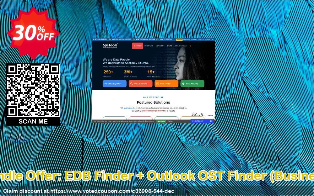 Bundle Offer: EDB Finder + Outlook OST Finder, Business  Coupon, discount SysTools coupon 36906. Promotion: 
