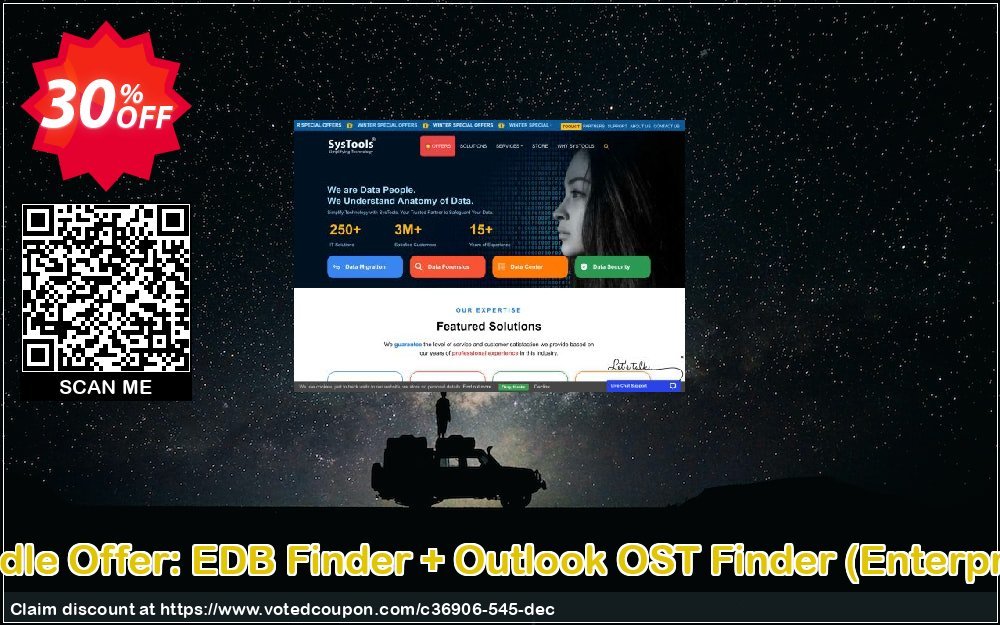 Bundle Offer: EDB Finder + Outlook OST Finder, Enterprise  Coupon, discount SysTools Summer Sale. Promotion: 